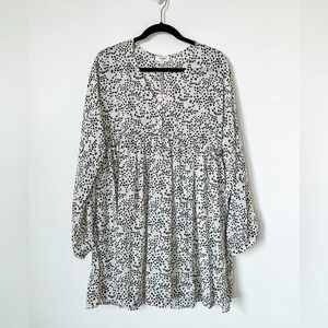 NWT Umgee Star Starburst Tunic Blouse Size Small Oversized Flowy